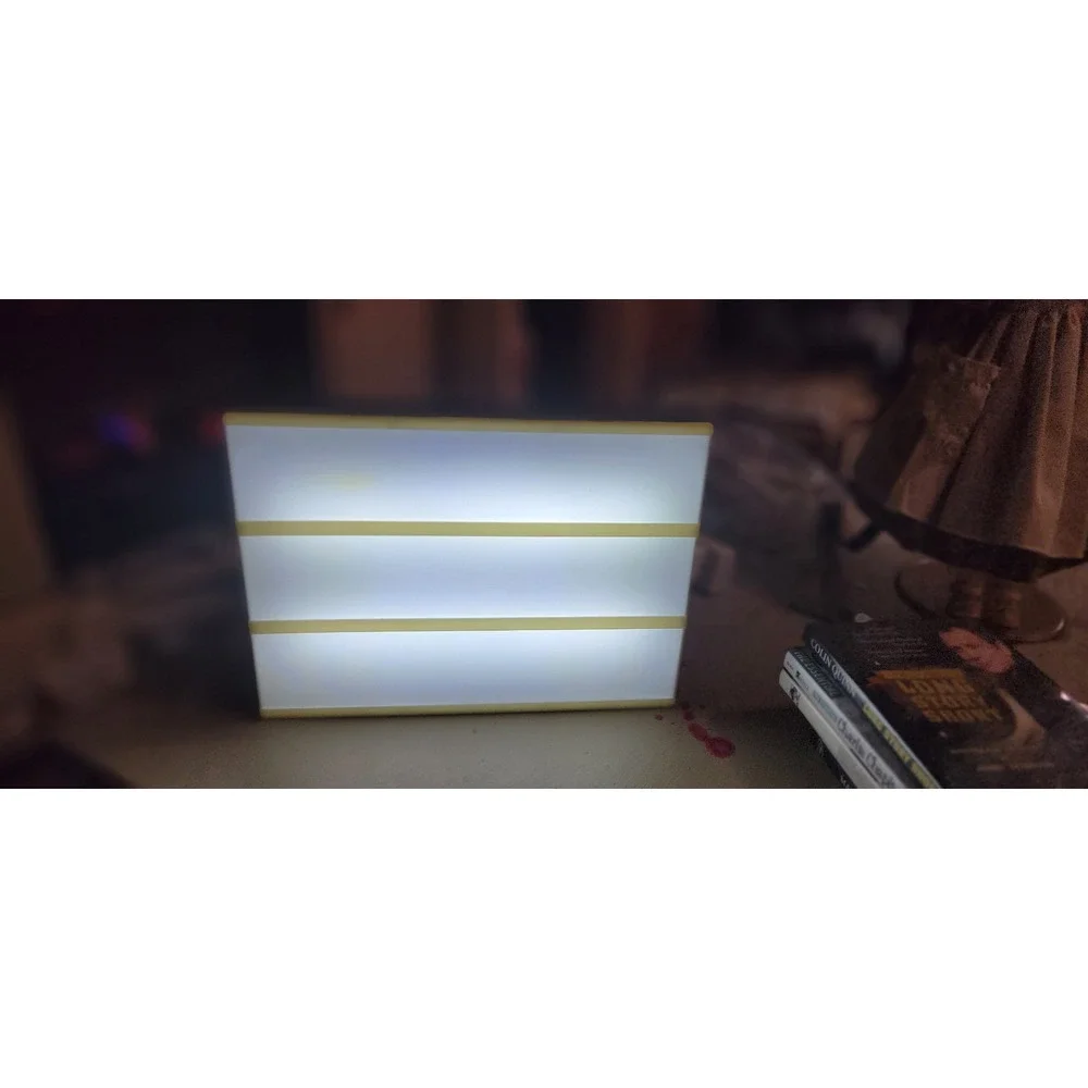 Mini Marquee Leisure Arts Light Box LED USB 96 Slides Alphabet #s Symbols